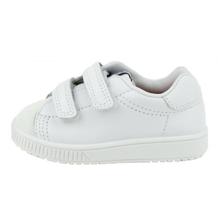 Comprar Zapatos blancos para niños, zapatillas de deporte de cuero