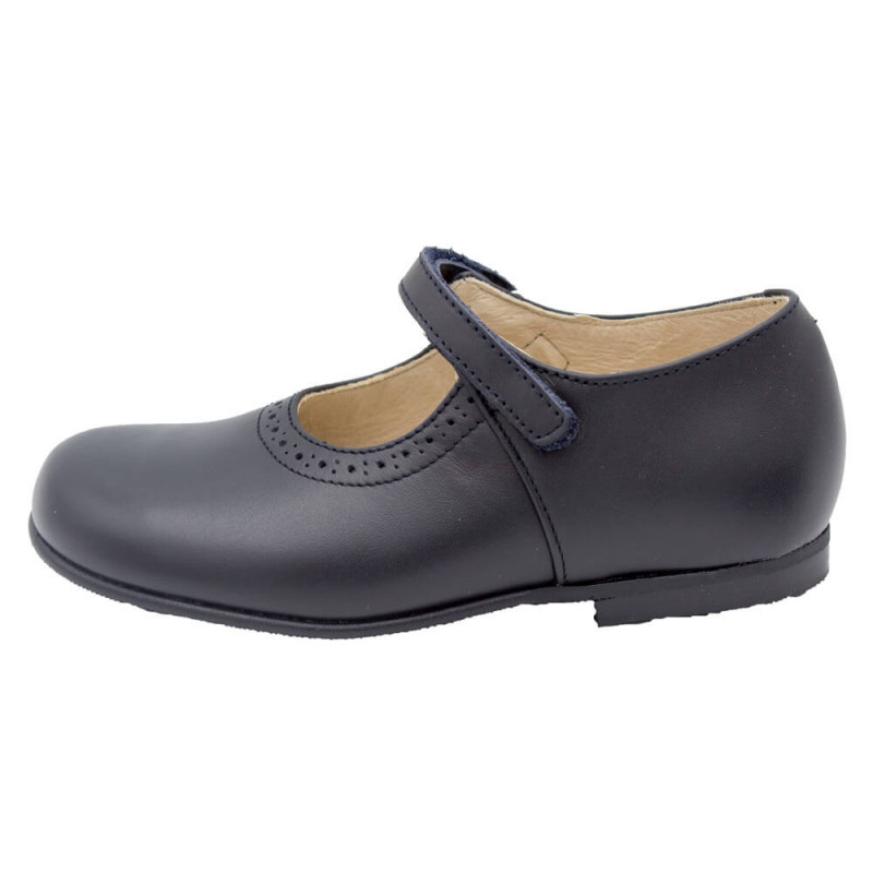 Zapatos colegiales de niña Merceditas uniforme colegio – Piel miMaO